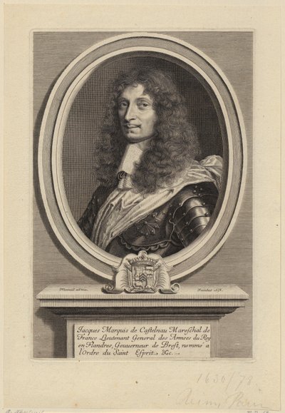 Ritratto di Jacques II de Castelnau, maresciallo di Francia da Robert Nanteuil