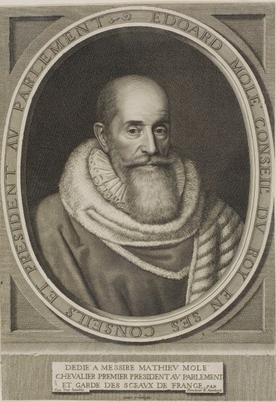 Ritratto di Edouard Molé da Robert Nanteuil