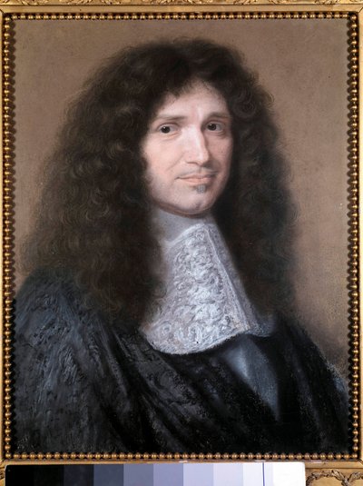 Ritratto di Jean Baptiste Colbert (1619-1683), intendente delle finanze di Luigi XIV (pastello di Robert Nanteuil, 1676, Chantilly, musee Conde) da Robert Nanteuil