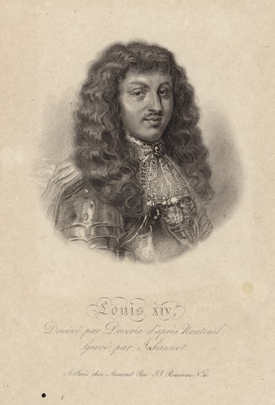 Ritratto del re Luigi XIV da Robert Nanteuil