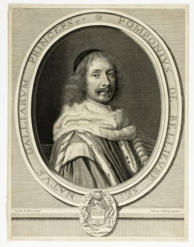 Ritratto di Pompone de Bellièvre da Robert Nanteuil