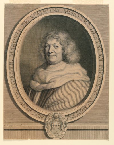 Ritratto del Marchese de Longveil da Robert Nanteuil