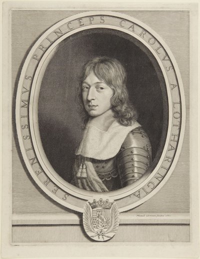 Il principe Carlo di Lorena - 1660 da Robert Nanteuil