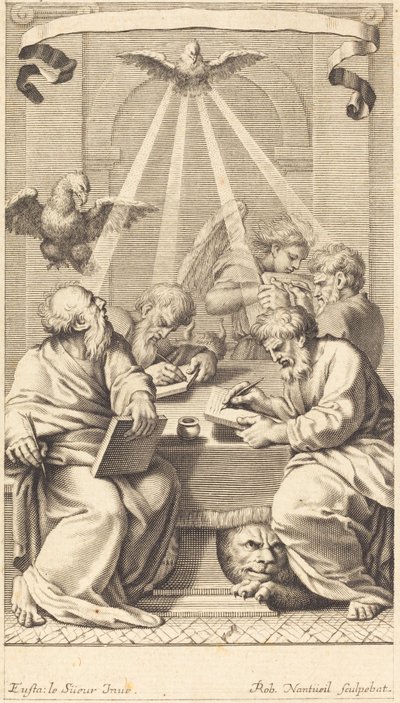 I quattro evangelisti da Robert Nanteuil