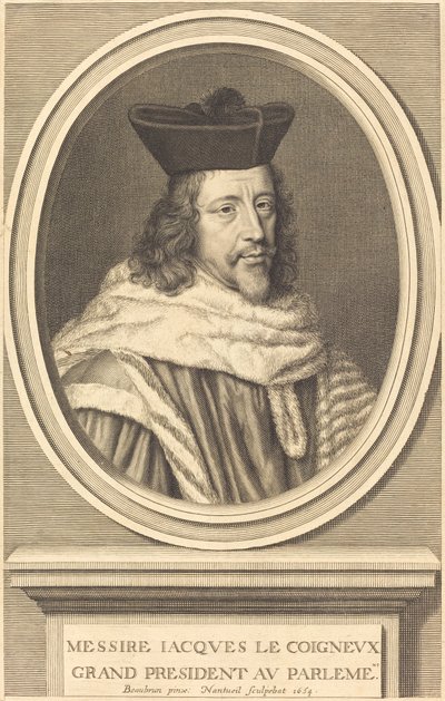 Jacques Le Coigneux da Robert Nanteuil after Henri Beaubrun
