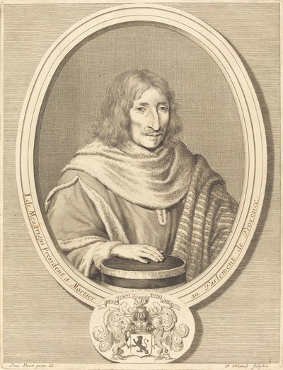 Jean de Mesgrigny da Robert Nanteuil after Jean Daret