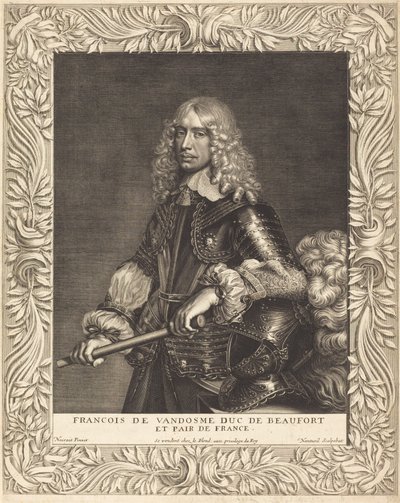 François, Duca di Beaufort da Robert Nanteuil after Jean Nocret