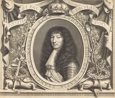 Luigi XIV da Robert Nanteuil after Nicolas Mignard
