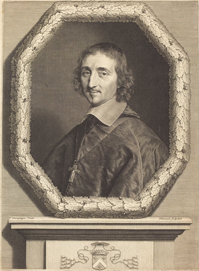 Ferdinand de Neufville da Robert Nanteuil after Philippe de Champaigne