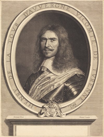 Maresciallo di Turenne da Robert Nanteuil after Philippe de Champaigne