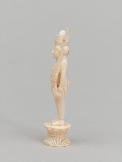 Pedone bianco, pezzo degli scacchi, India da Robert Noble