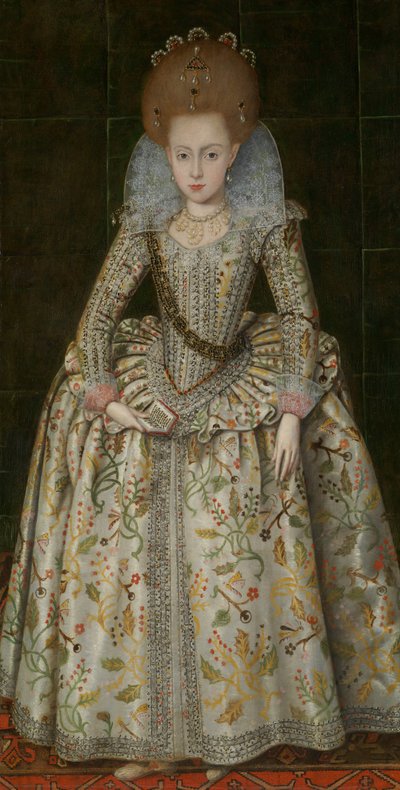 Principessa Elisabetta 1596-1662, poi Regina di Boemia da Robert Peake I