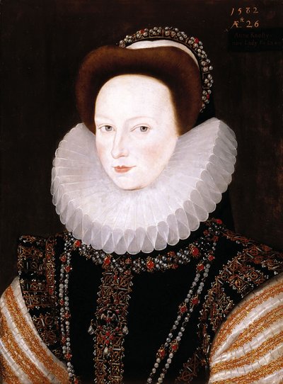 Ritratto di Anne Knollys da Robert Peake the elder