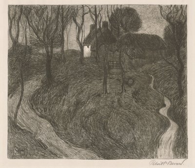 Una fattoria solitaria [Hawkridge] da Robert Polhill Bevan