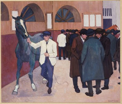 Commercianti di cavalli al Barbican, 1918 da Robert Polhill Bevan
