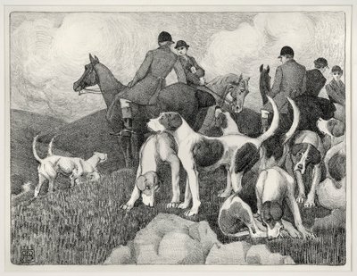 Scena di caccia da Robert Polhill Bevan