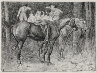 Scena di caccia da Robert Polhill Bevan