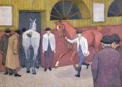 Il mercato dei cavalli da Robert Polhill Bevan