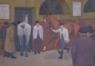 Il mercato dei cavalli da Robert Polhill Bevan