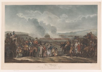 Giorgio III osserva le sue truppe a Blackheath da Robert Pollard (I)