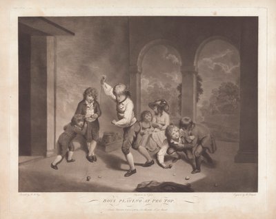Ragazzi che giocano a trottola da Robert Pollard