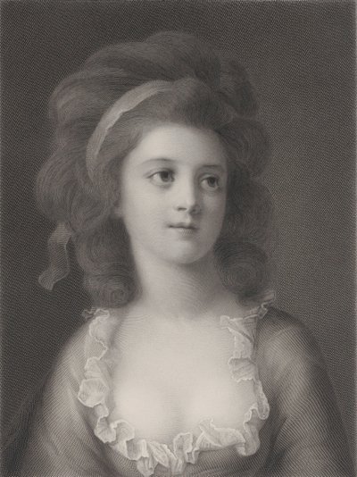 Ritratto a mezzo busto di Sophie o Apollonia Helena Potocka da giovane, 1872 da Robert Reyher