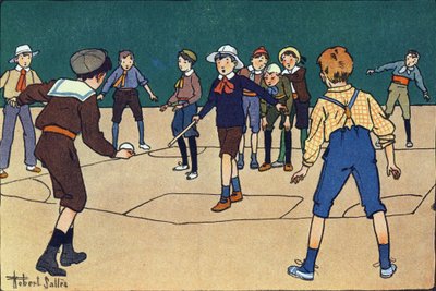 Theque (gioco di squadra con palla e bastone) da Robert Salles