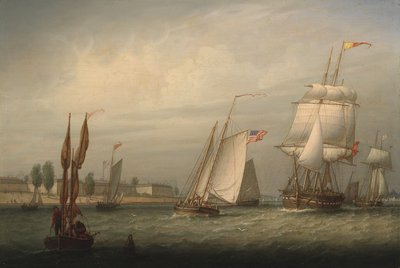Porto di Boston da Robert Salmon