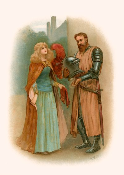 Lancillotto ed Elaine di Tennyson da Robert Sauber