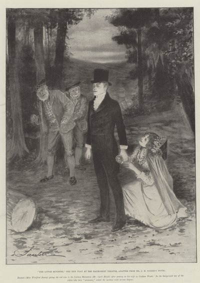 Il piccolo ministro, la nuova commedia al Haymarket Theatre, adattata dal romanzo di J M Barrie da Robert Sauber