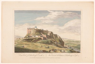 Veduta del Castello di Edimburgo da Robert Sayer