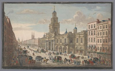 Veduta della Royal Exchange a Londra da Robert Sayer