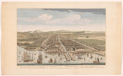 Veduta della città di Batavia da Robert Sayer
