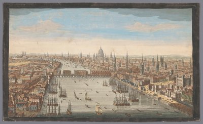 Veduta della città di Londra da Robert Sayer