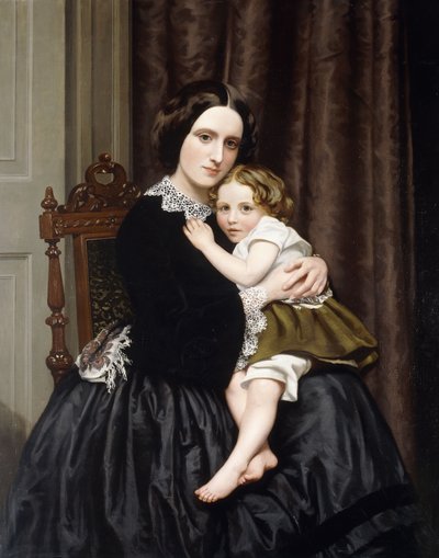Una Madre e il suo Bambino da Robert Scott Tait