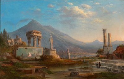 Vesuvio e Pompei da Robert Seldon Duncanson