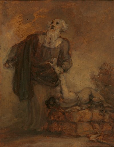Abramo e Isacco (Abramo che Afferra il Braccio di Isacco) da Robert Smirke