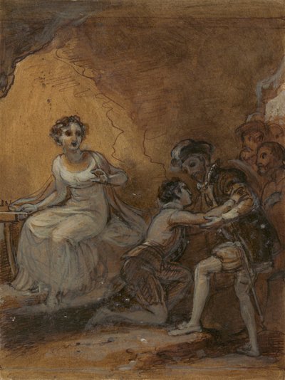 Ferdinando riunito con suo padre da Robert Smirke