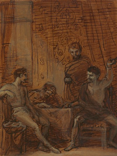 Hotspur e i cospiratori a Bangor da Robert Smirke