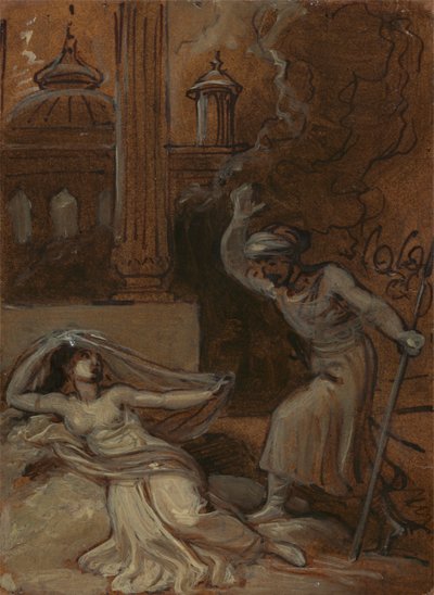 Illustrazione per un romanzo orientale, possibilmente 