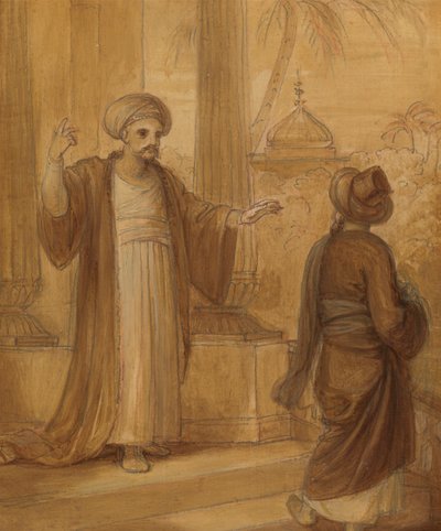 Illustrazione per un romanzo orientale, possibilmente 