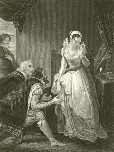 Lady Jane Grey rifiuta la corona da Robert Smirke