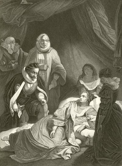 Ultime ore della regina Elisabetta da Robert Smirke