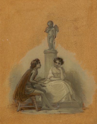 Non ha mai detto il suo amore, ma sedeva come la pazienza su un monumento da Robert Smirke