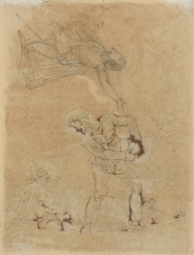 Stephano e Trinculo con Caliban da Robert Smirke