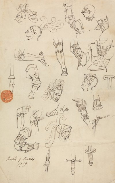 Studi per Armatura da Robert Smirke