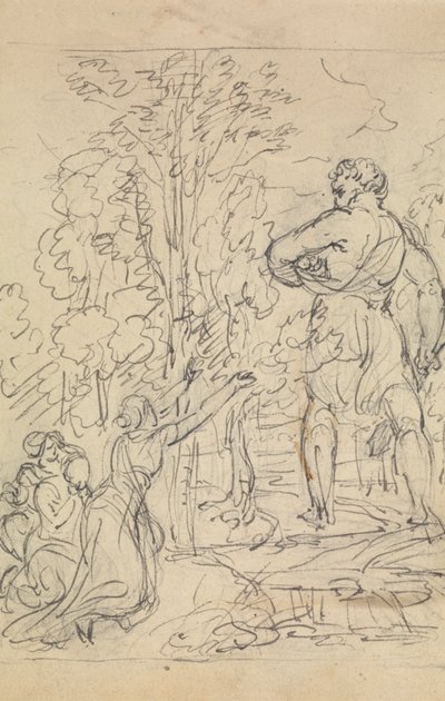 Studio di una donna, implorando per il ritorno del suo bambino prigioniero da Robert Smirke