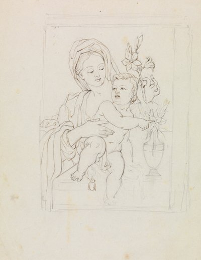 Studio di una Donna e Bambino da Robert Smirke