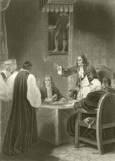 I Vescovi davanti al Consiglio Privato 1688 da Robert Smirke