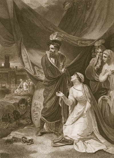 La resa di Calais, inciso da A. Smith, illustrazione da 
